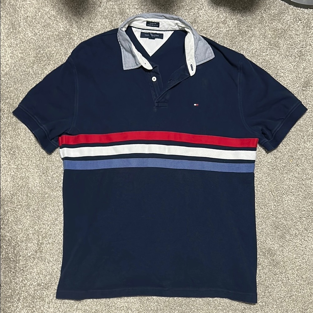 Vintage Tommy Hilfiger Striped Polo